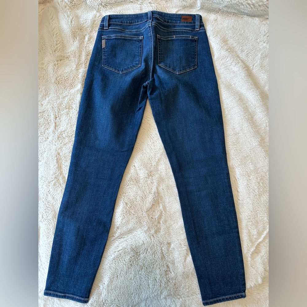 PAIGE Blue VERDUGO Skinny Jeans Classic Denim Style Cropped Skinny